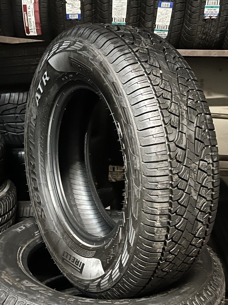 4 Semi New Tires 265/70/17 PIRELLI (2023) Tires