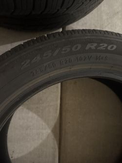 3 Tires Total 2 245/50 And One 235/45