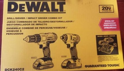 DEWALT 20 v Drill Impact Combo Kit