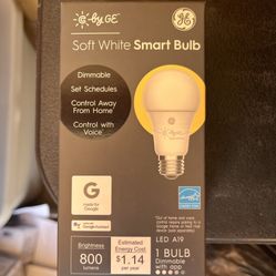 C BY GE SOFT WHITE SMART LED BULB A19 (BRAND NEW)