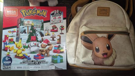 Pokemon backpack mega construct Christmas edition