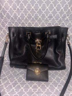 Black Limited MK lock Purse & Wallet