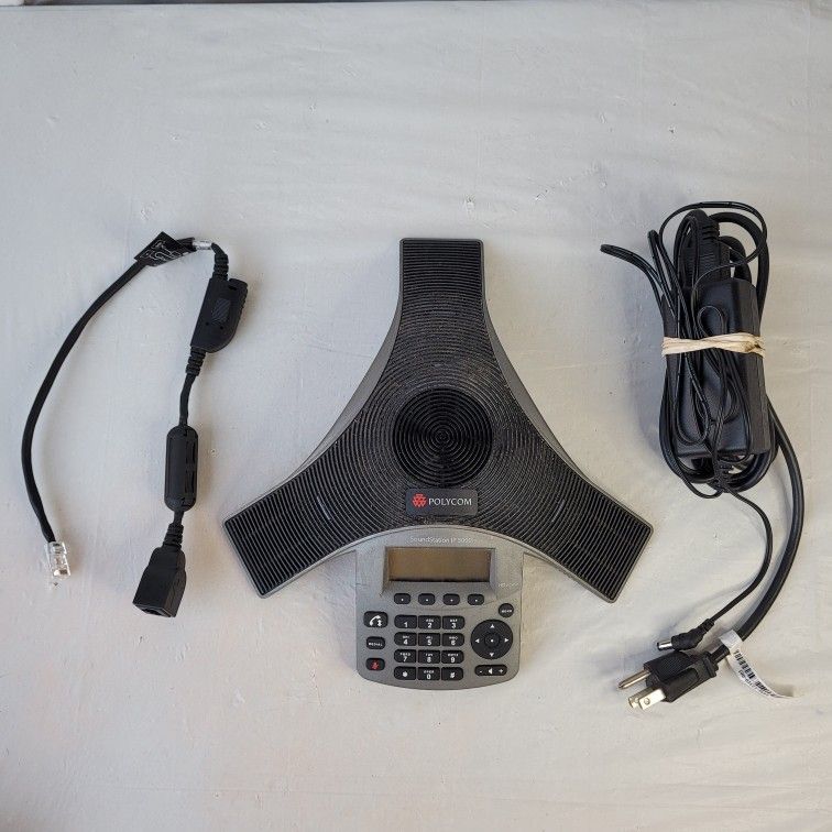 Polycom SoundStation IP5000 2201-30900-001 IP Conference Phone w/ Cables