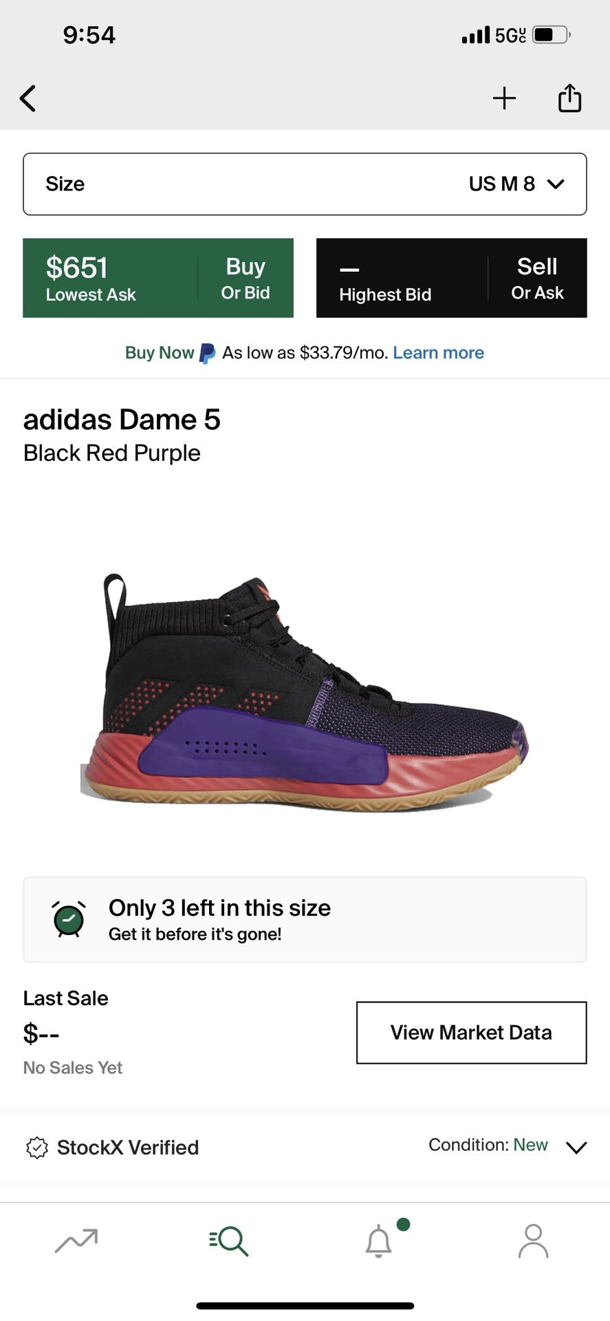 Adidas Dame 5