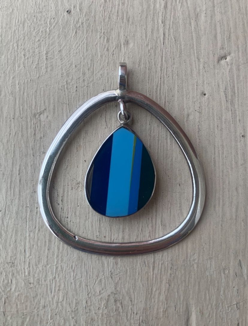 Upcycled Surfboard Resin Pendant