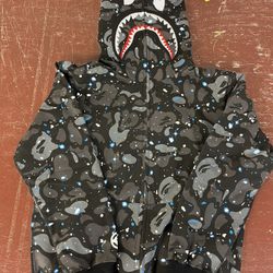 Bape Space Camo Shark Full Zip