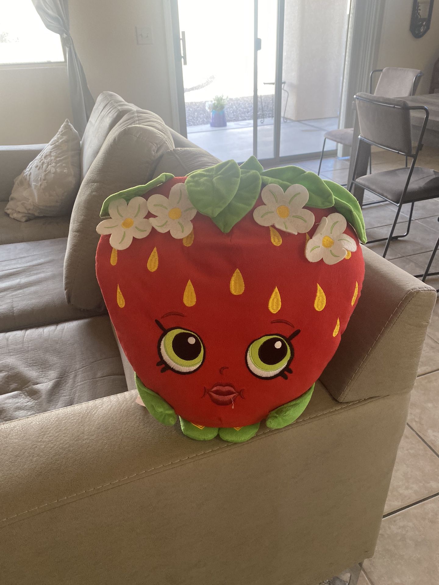 Shopkins Strawberry Pillow