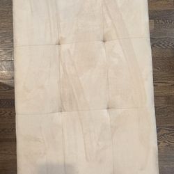 Micro Suede Shoe Ottoman
