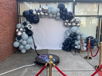 360 Photo Booth + Backdrop & Ballon’s 