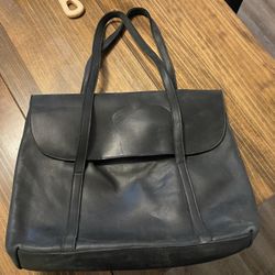 Parker Clay Awassa Tote – Black (Genuine Leather)