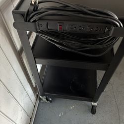3-Tier Moveable Cart
