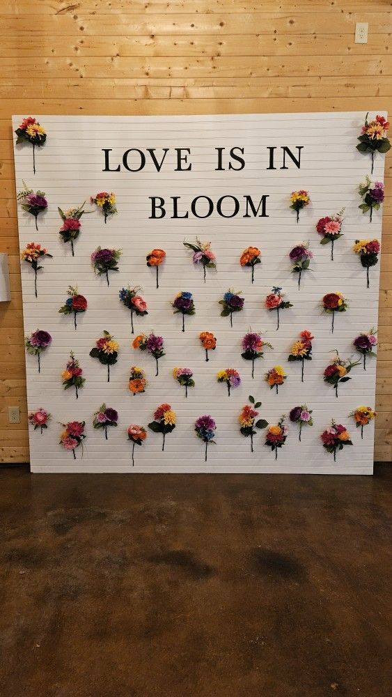 Wedding / Bridal Shower Floral Backdrop 