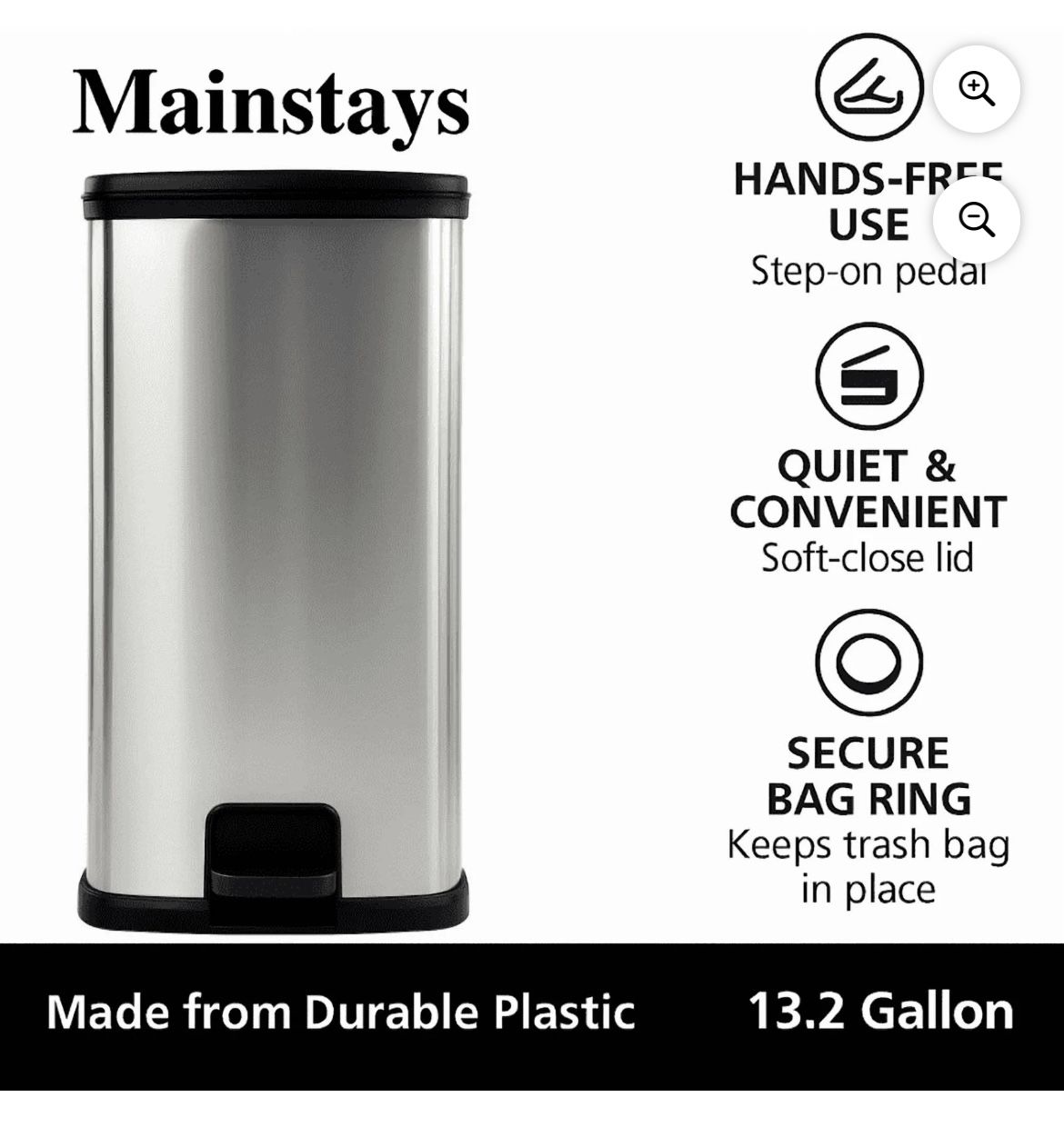 Brand New Kitchen Trash Can – $25
