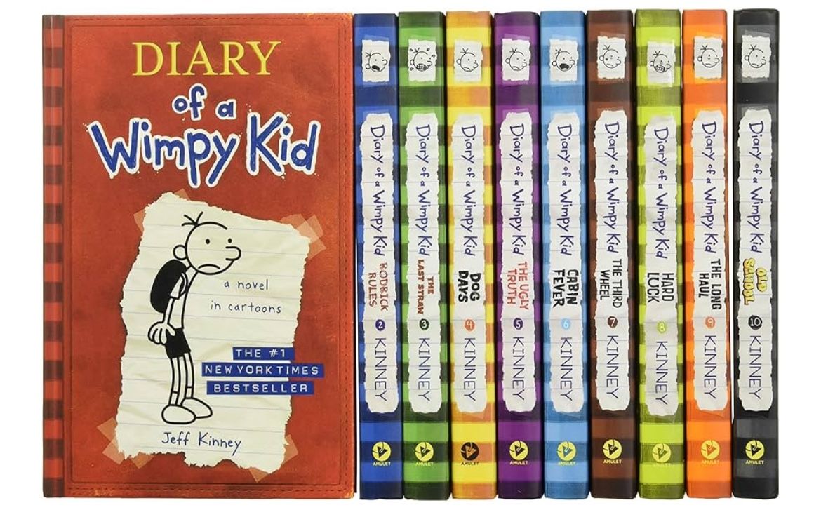 Diary Of The Whimpy Kids Set 1-10 And 12