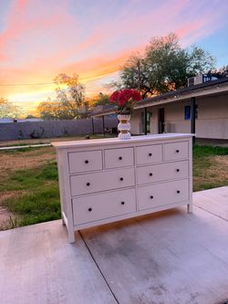 White dresser