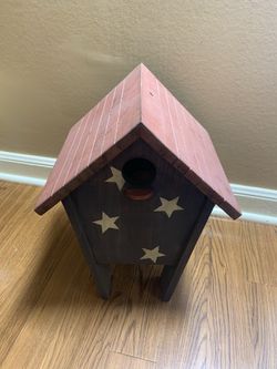 Star Printed Birdhouse Decor! Thumbnail