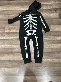Toddler skeleton costume