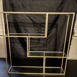 Gold Hanging Shelf