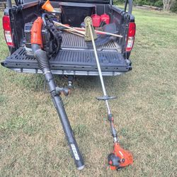 Blower and string trimmer