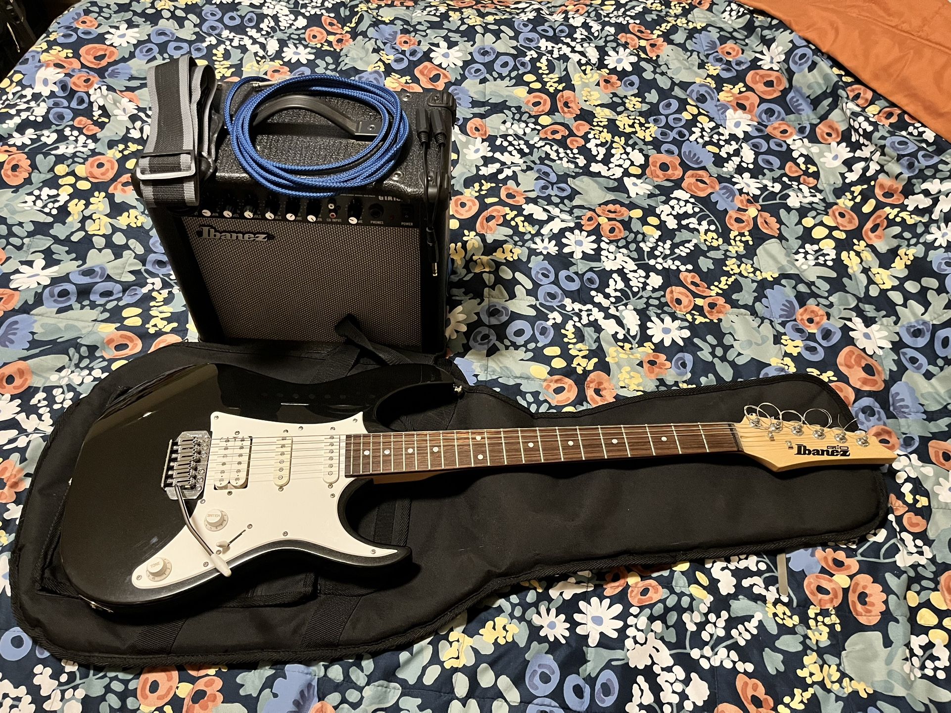 Ibanez Electrics Guitar (GRX40) & Ibanez Amp (GTA15R)