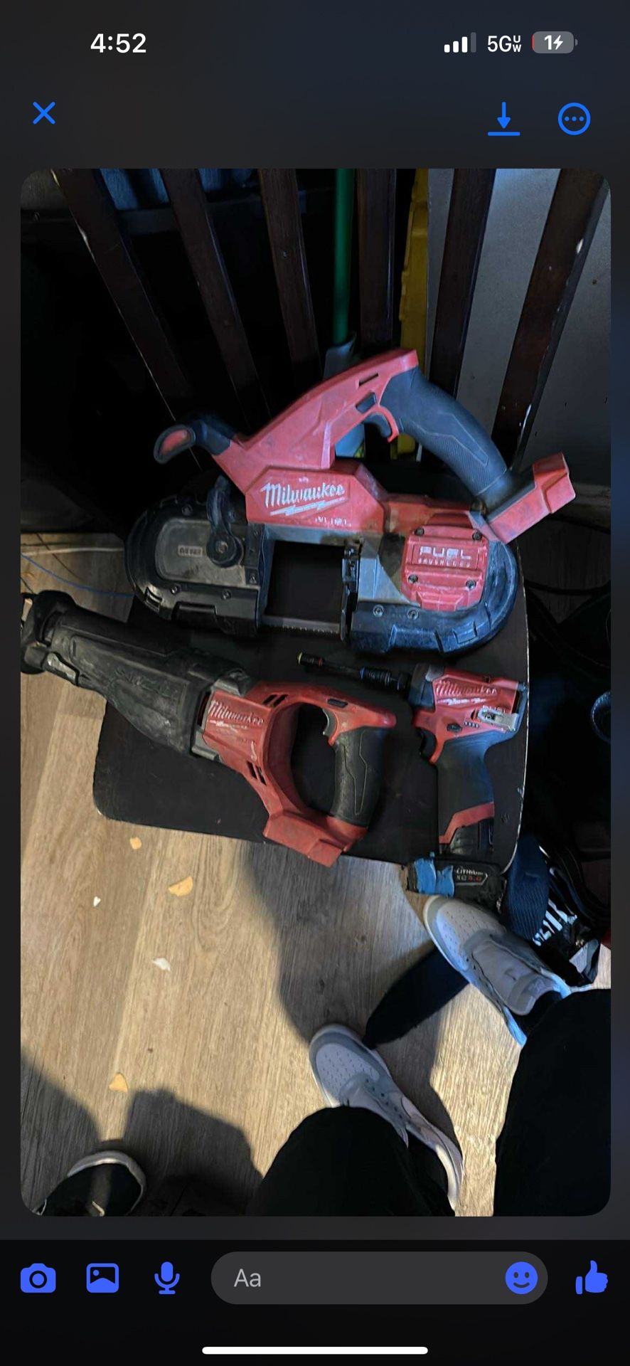 Milwaukee Band Saw Drill N Saw Saw