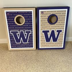 Washington Tailgate Corn Hole Boards
