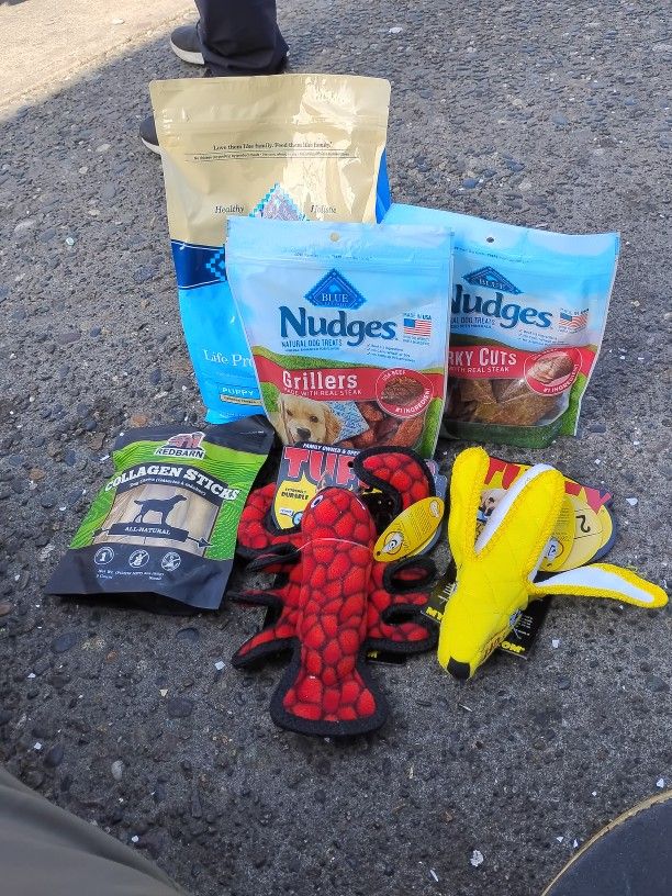 Puppy Treats, Food And Toys