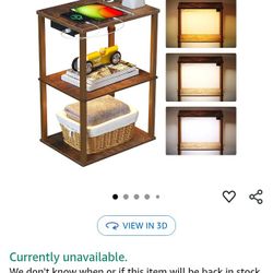 Sunmory Dimmable LED End Table