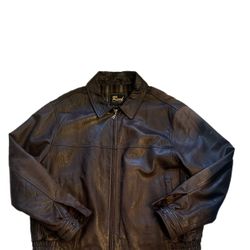 Men’s Vintage Brown Leather Jacket 