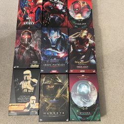 Hot Toys iron Man Spider-Man Deadpool Star Lord Mezco Superman Sh Figuarts Goku, Sentinel 