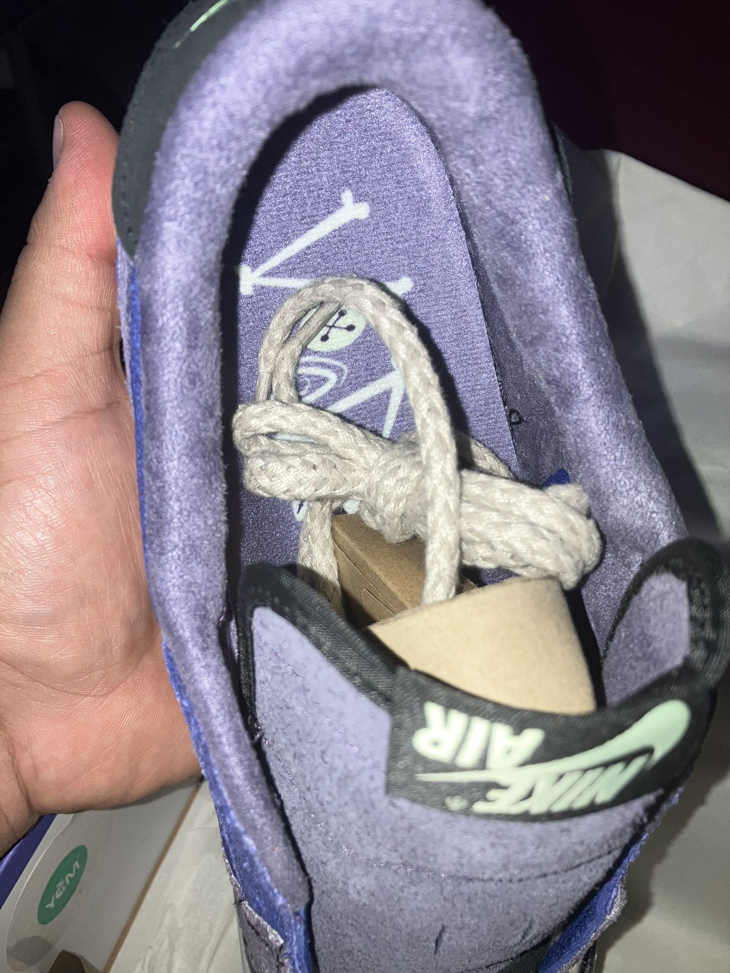 Nike Zion Williamson Voodoo Jordan 1 Low Size 12