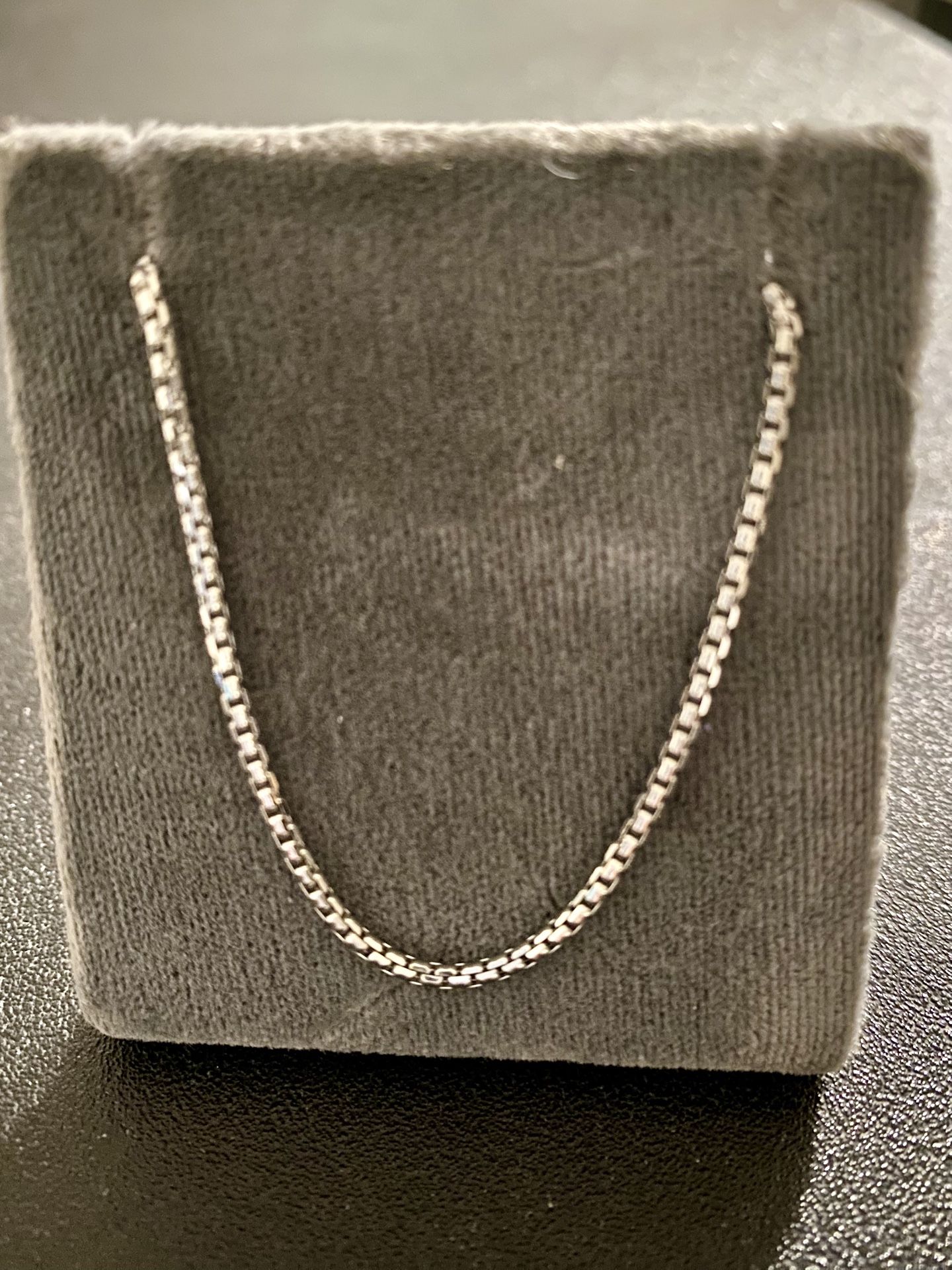 20” 14k White Gold Chain