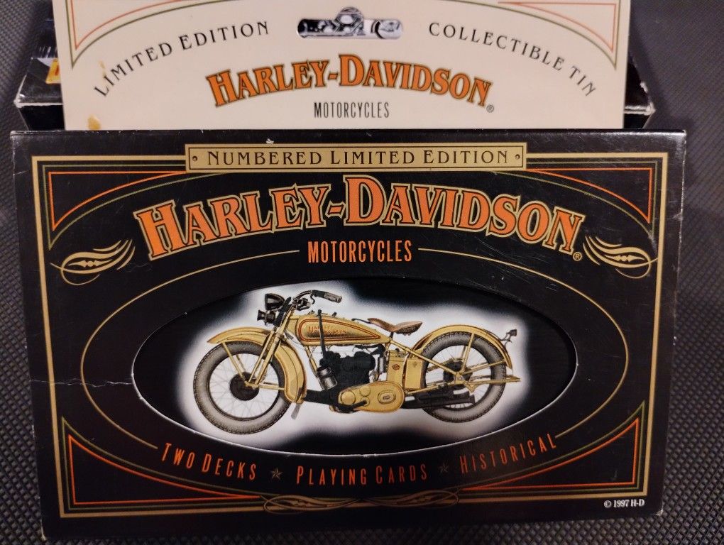 Harley-Davidson Two Deck Playing Cards Limited Edition