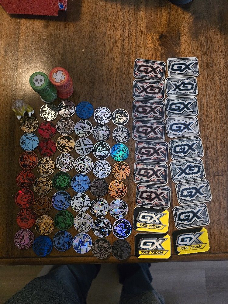 Pokemon TCG, Coins, GX Tokens And More