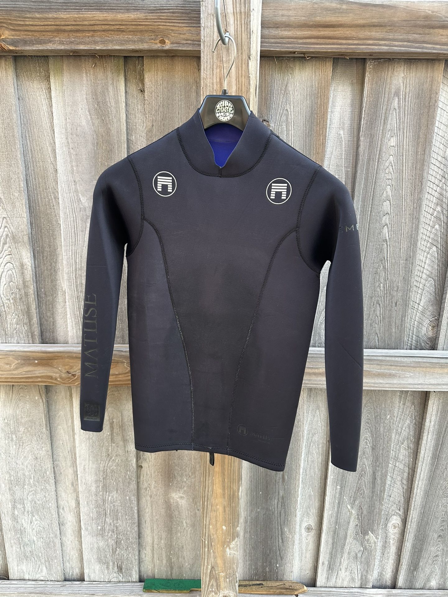 Matuse Wetsuit Top Mens Small $40
