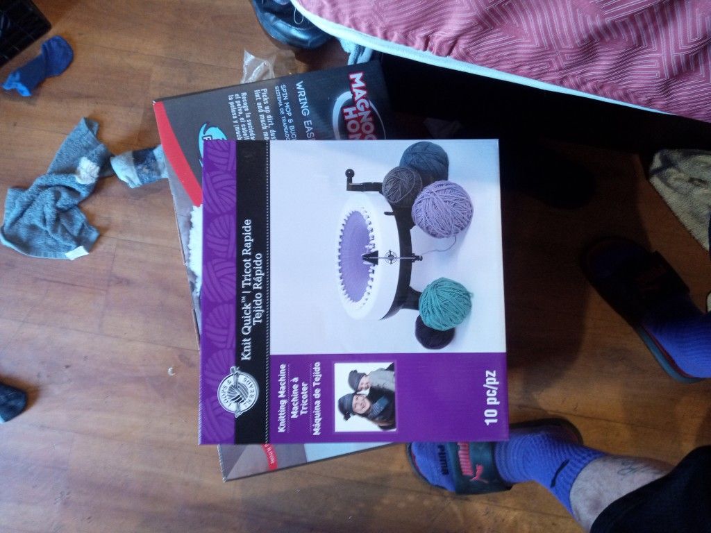 Knit Quick Knitting Machine Loops And Threads