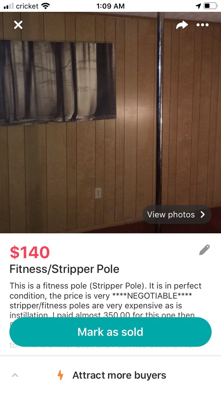 Stripper/fitness pole