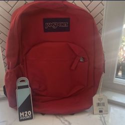 Red Jansport Backpack 