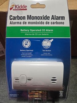 Kidde Battery Operated Carbon Monoxide Alarm
