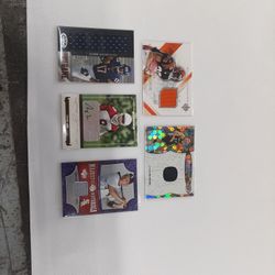 5 Game Worn Jersey Cards