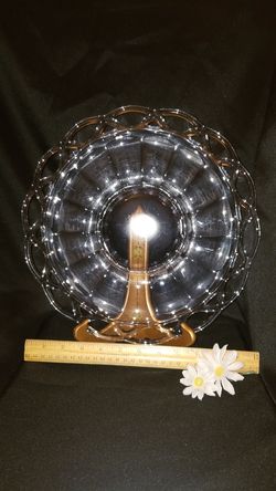 Vintage Crocheted Crystal