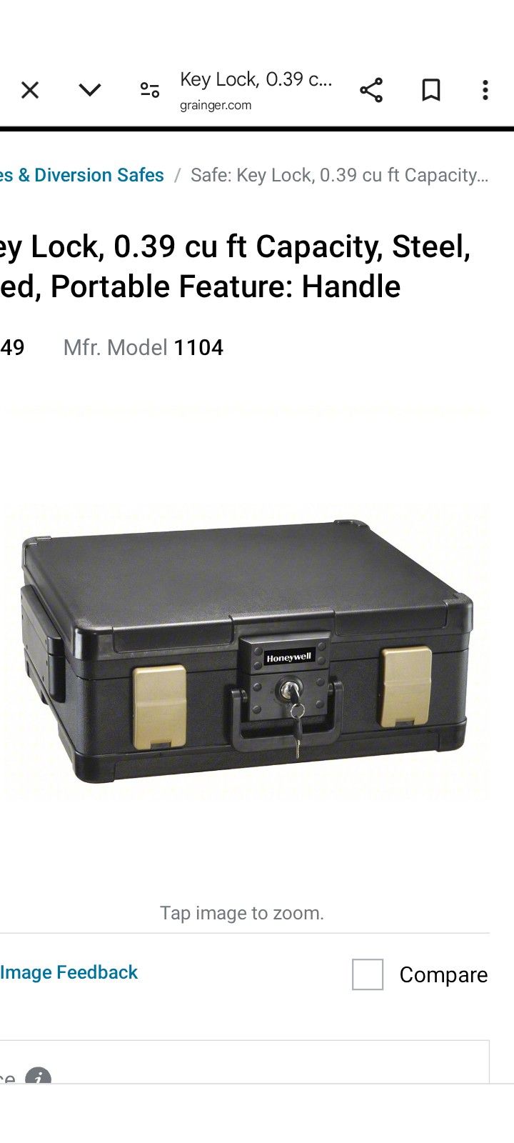 Honeywell Briefcase Safe