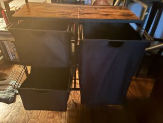 Laundry Pull-out Basket Rack on Castors