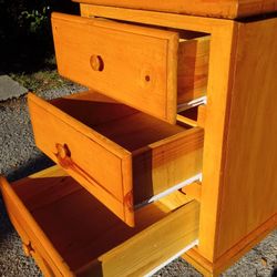 Real Notty Pine WOOD Small DRESSER