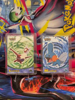 Pokemon 2003 Topps Advanced Lot of Latias and Mudkip