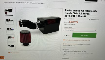 16+ Honda Civic Air Intake