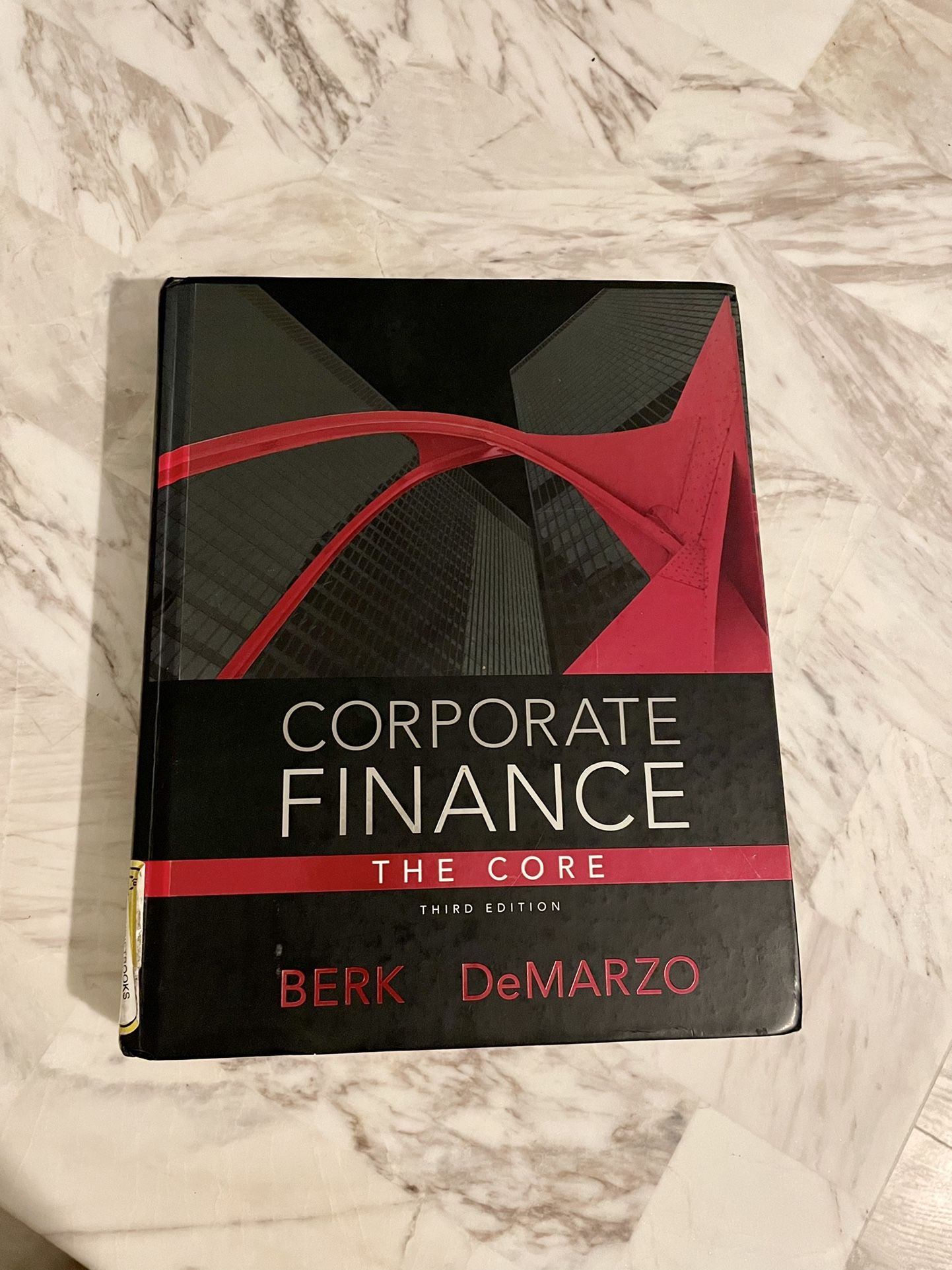 Book , Corporate Finance the core , Third Edition , Berk DeMarzo
