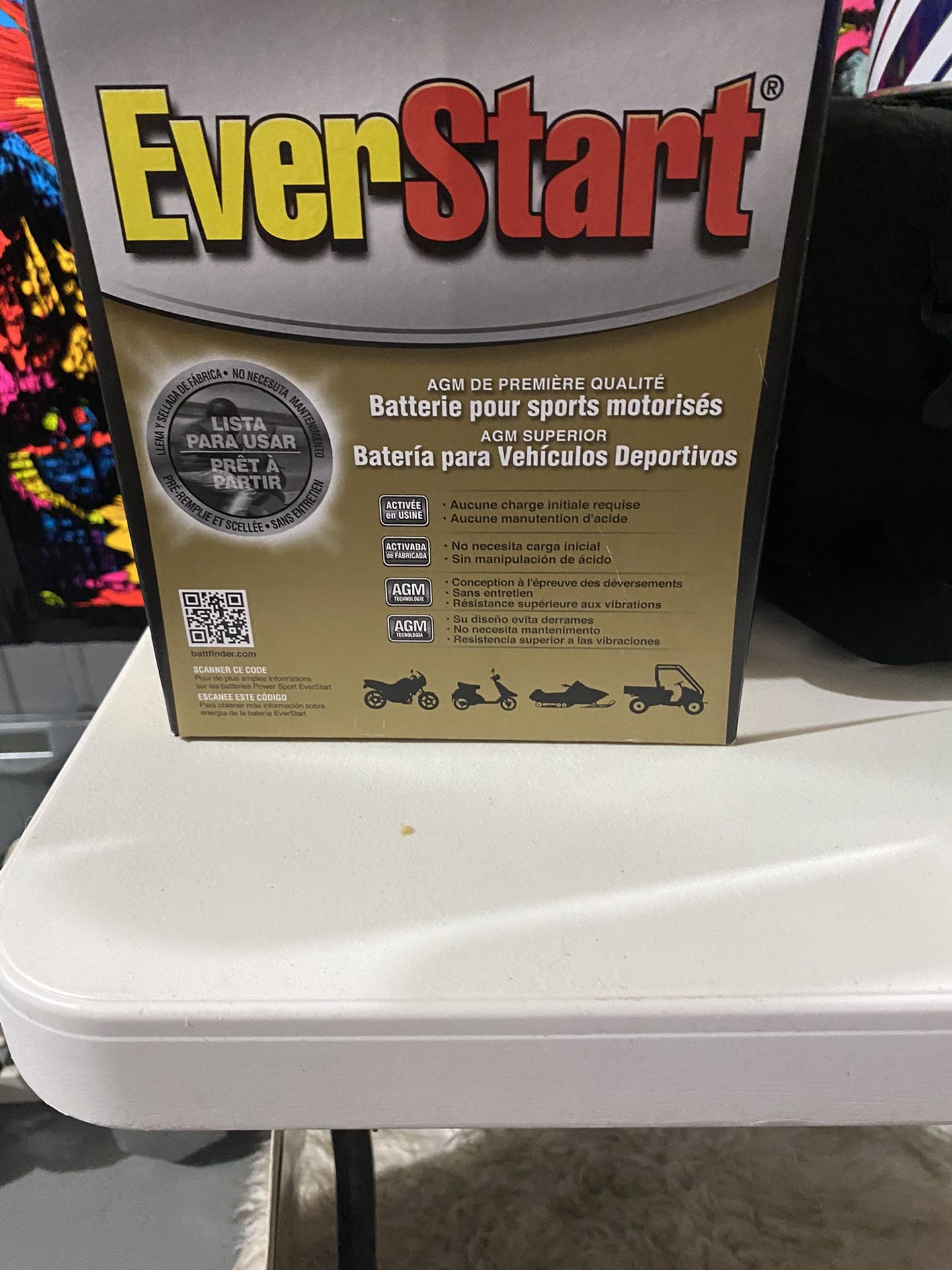 NEW Everstart ES-TX30L Battery For A 2001 Harley-Davidson Road King Motorcycle $70