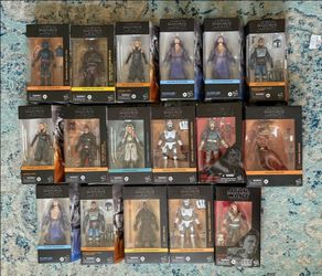 Star Wars black series figure lot