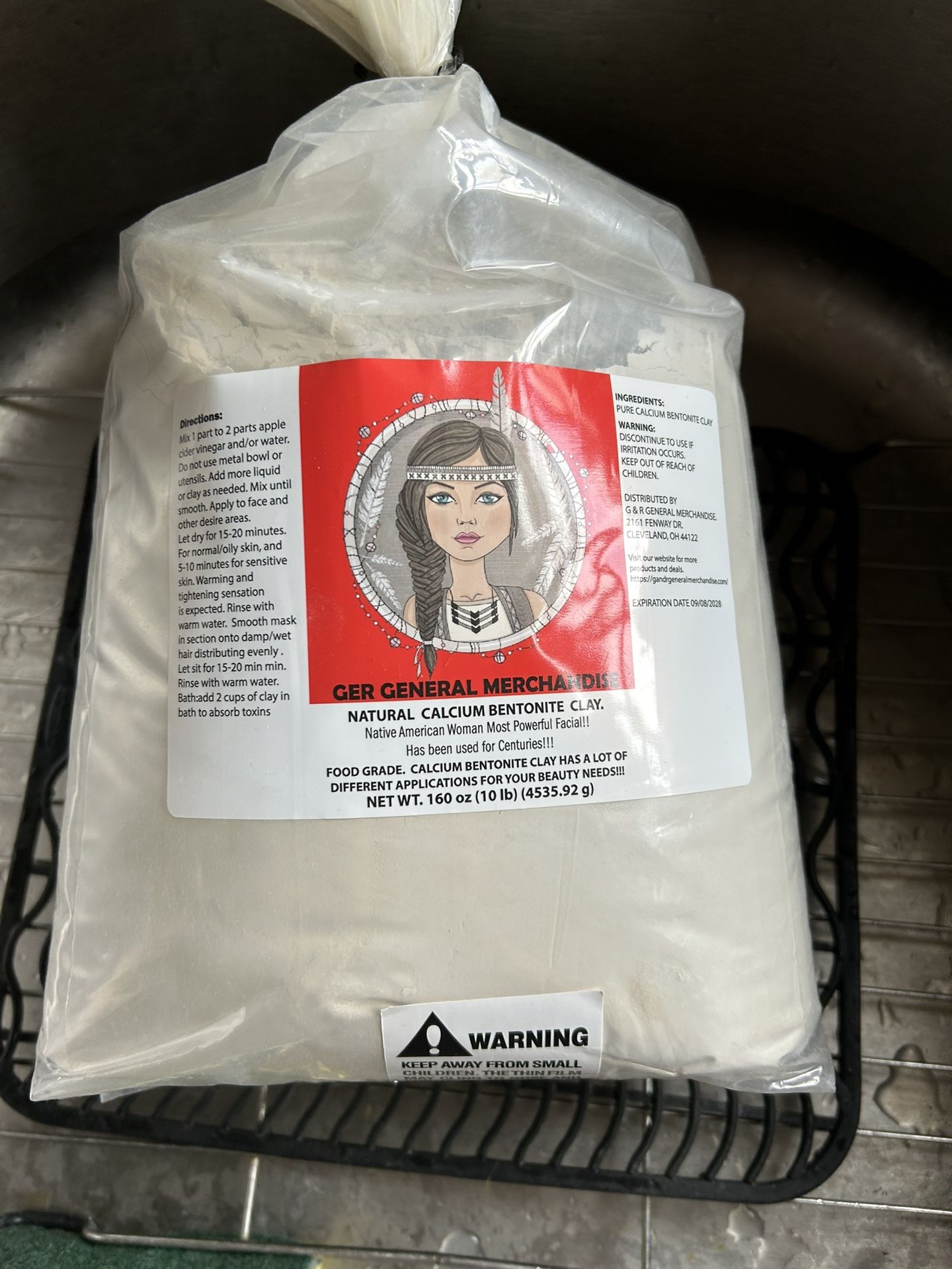 FACIAL! Natural Calcium Bentonite Clay